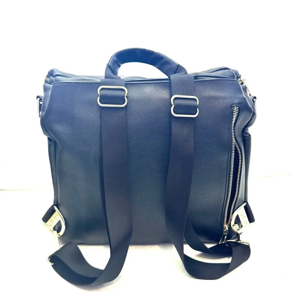 Fawn Design Black Large Diaper Bag Backpack Shoulder Bag